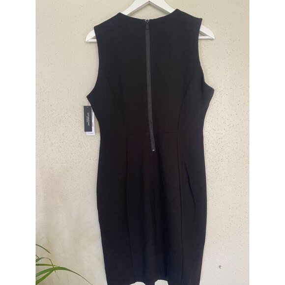 New with Tags - Liverpool Los Angeles Black Sleeveless Sheath Dress Size 4/27 - Picture 6 of 10